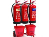 Tripple Trolley Fire Extinguisher