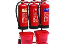 Tripple Trolley Fire Extinguisher